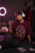 Lights Camera Post & Glamour – Women's Oversized T-Shirt