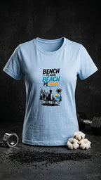 Bench Pe Hoon Beach Pe Nahin Women's T-shirt