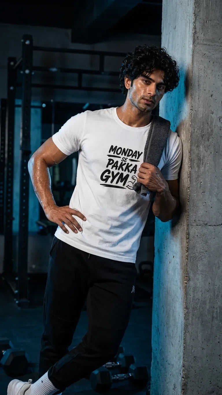 Monday Se Pakka Gym Men's T-shirt