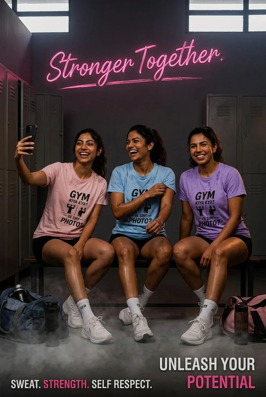 Gym Kiya Kya Ya Sirf Photo Women's T-shirt