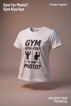 Gym Kiya Kya Ya Sirf Photo Men's T-shirt