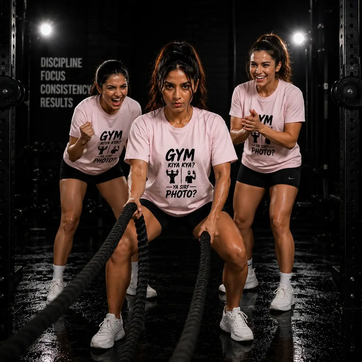 Gym Kiya Kya Ya Sirf Photo Women's T-shirt