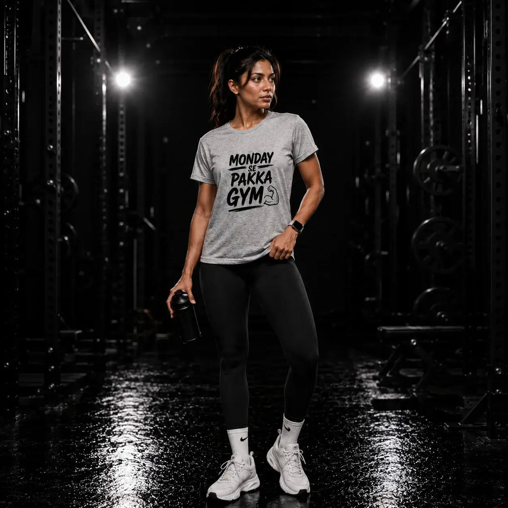 Monday Se Pakka Gym Women's T-shirt