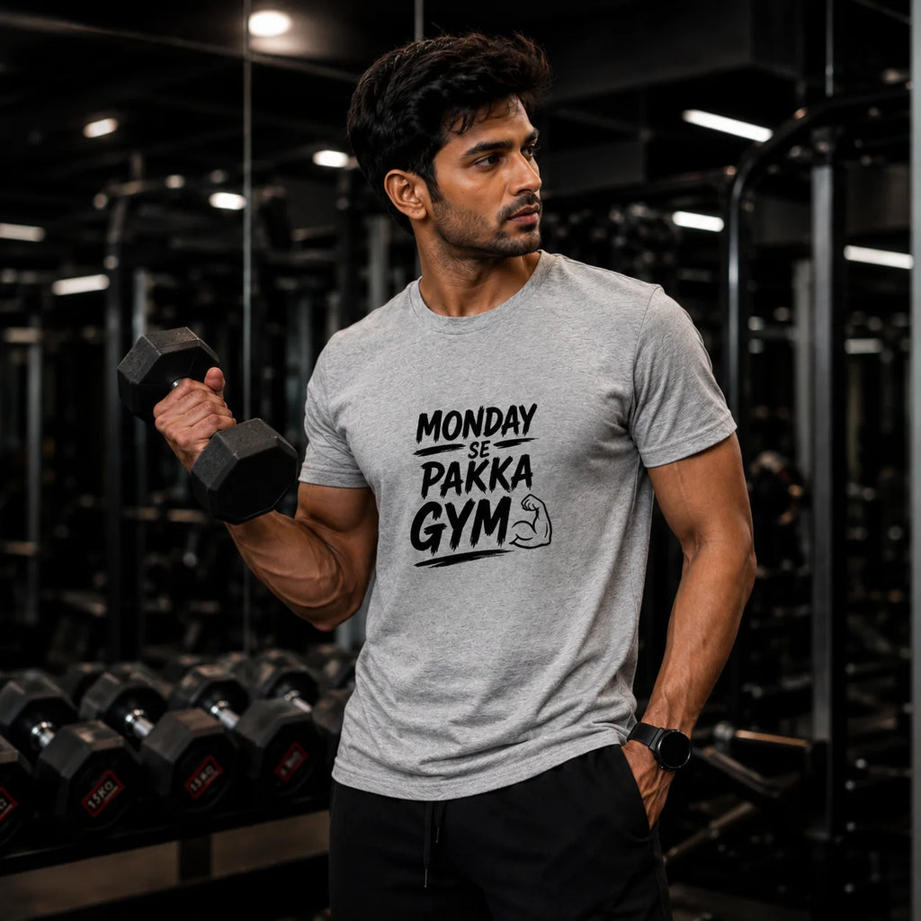Monday Se Pakka Gym Men's T-shirt