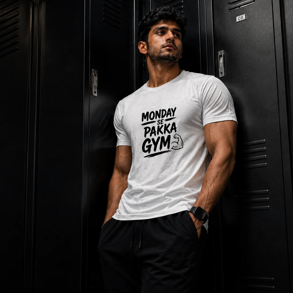 Monday Se Pakka Gym Men's T-shirt