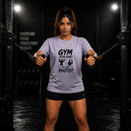 Gym Kiya Kya Ya Sirf Photo Women's T-shirt