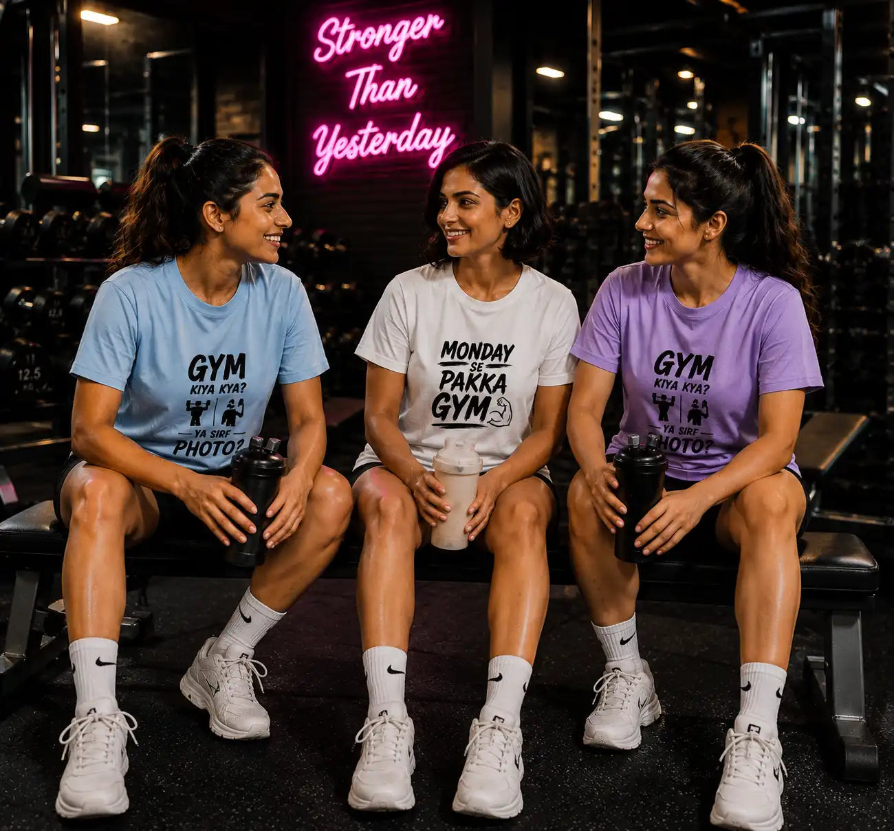 Gym Kiya Kya Ya Sirf Photo Unisex T-shirt