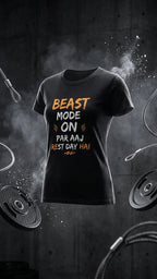 🔥 BEAST MODE ON. PAR AAJ REST DAY HAI Women's T-shirt