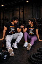 🔥 BEAST MODE ON. AAJ REST DAY HAI Unisex T-Shirt