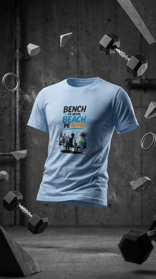 Bench Pe Hoon Beach Pe Nahin T-Shirt