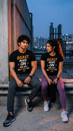 🔥 BEAST MODE ON. AAJ REST DAY HAI Unisex T-Shirt