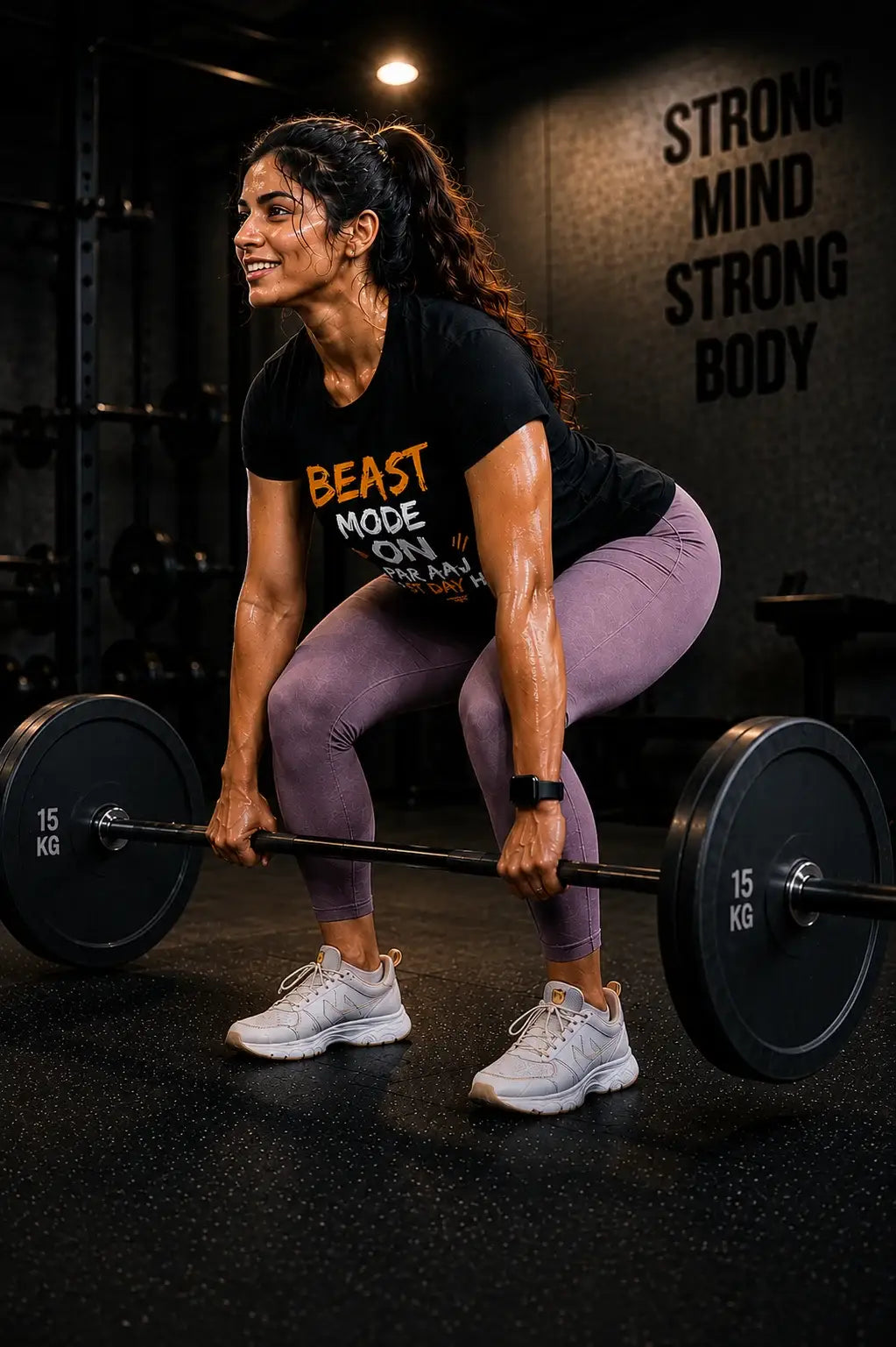 🔥 BEAST MODE ON. PAR AAJ REST DAY HAI Women's T-shirt