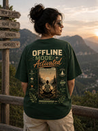 Offline Mode: Activated – Female Oversized T-Shirt
