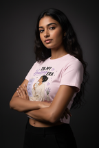 In My Healing Era Graphic Crop Top – Light Baby Pink