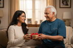 Thank You Dad tee Petrol Blue daughter gifting mature father